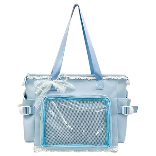 Sac à épingles Ita transparent avec bandoulière pour protéger vos broches avec dentelle