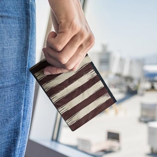 Drapeau américain étui de passeport en cuir porte-document - 3