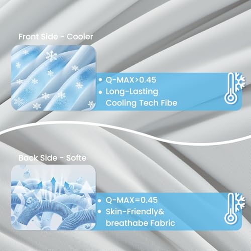 Image of Topcee Cooling Comforter Queen Size -Cooling Blanket for Hot Sleepers