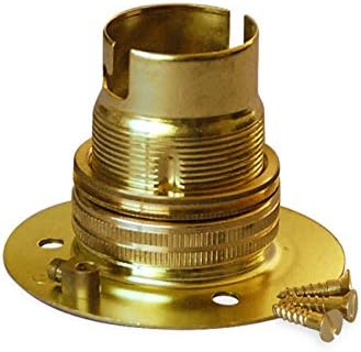 Lamps and Lights Batten lampholder - BC - Brass