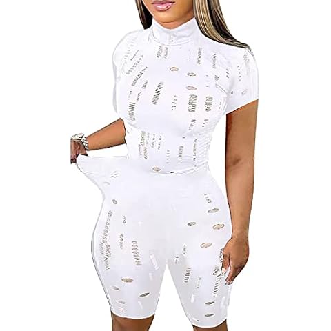 Women's Sexy Mesh Jumpsuit and Leggings Set Cover