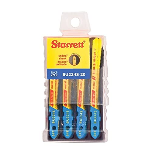 Lame de scie sauteuse métal Starrett avec denture 24 TPI pour chantournage précis