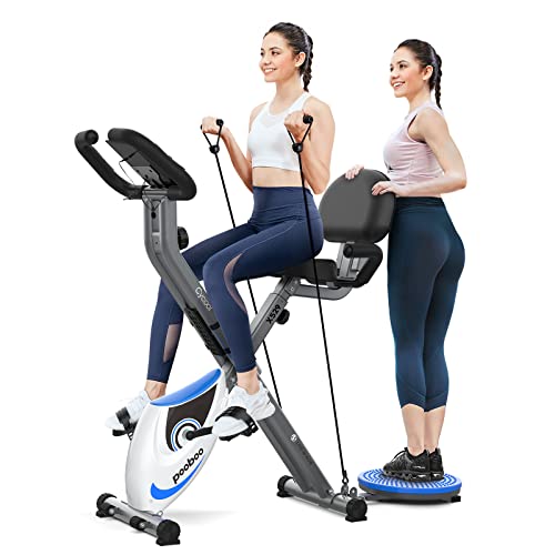 cycool Foldable Exercise Bike Stationary Bikes Indoor Cardio