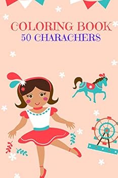 Paperback Coloring Book: 50 Characters Book