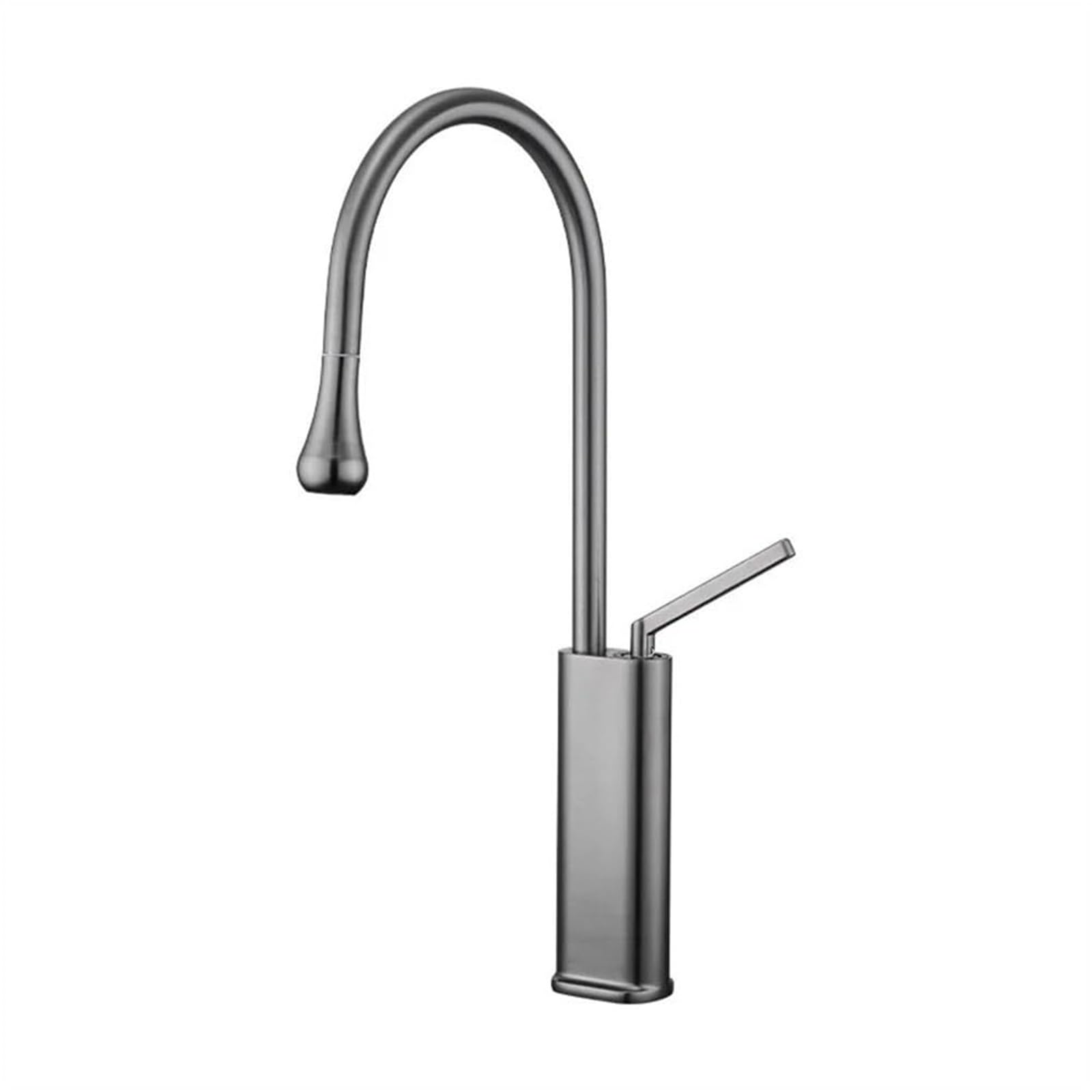 Grifos mezcladores para Fregadero Grifo de Cocina extraíble Giratorio 360 Grados con Mezclador Agua fría y Caliente Montaje en Cubierta Pantalla Digital fácil Instalar diseño Gris