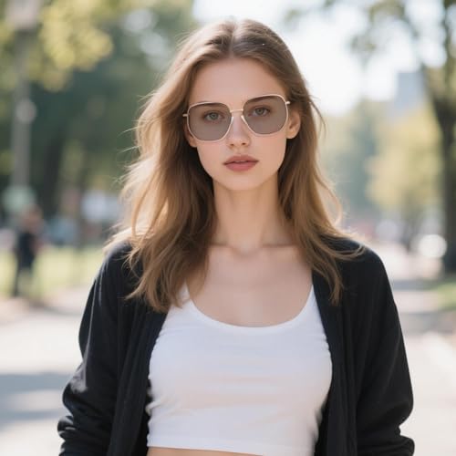 Image of Cyxus Photochromic Blue Light Glasses for Men Women Computer Glasses UV Protection Glasses 8261