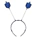 Amscan Joyous Menorah Celebration Hanukkah Glitter Head Bopper (1 Piece), One Size, Blue