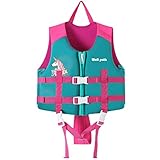 Neue & Verbesserte Schwimmtrainer Weste, Schwimmanzug Kinder Schwimmjacke Auftrieb Badeanzug Jungen Mädchen Schwimmen Schule Trainer Jacke mit verstellbarem Riemen