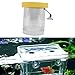 Bothyi Floating Fish Isolation Box Fish Tank Hatching Incubator with Holes Lid Cultivating Container Aquarium Breeder for Guppy Fish, L