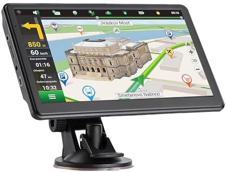GPS Navigation for Car Canada, 2026 Maps 7 inch Truck Drivers Navigation Systems for Car with Voice Guidance and Speed Camera Warning Maps Lifetime Free Updates (Canada US Mexico)