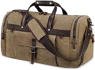 Travel Duffel Bag Waterproof Duffle Bags for Men Oversized Genuine Leather Carryon Weekend