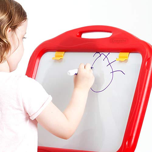 Crayola Tripod Easel, 4-in-1 Magnetic, Dry-Erase, Chalkboard & Painting Surfaces, Adjustable Height, Comprehensive Art Accessories, Ages 3+ by Crayola - Image 2