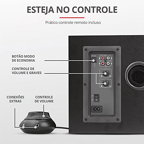 Trust Tytan Gaming Set Altoparlanti 2.1 con Subwoofer Illuminato LED Blu, Limited Edition, Nero - Casse per PC - Immagine 3