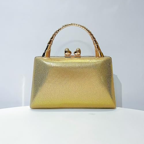 Sac de soirée pochette mariage chaîne amovible et strass brillants