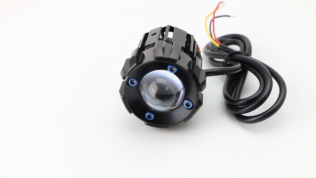 iJDMTOY (2) 1-Inch White/Amber Dual Color 20W High Power Mini LED