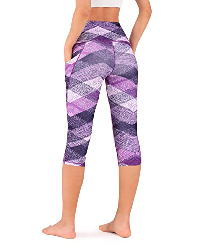 ODODOS-Womens-High-Waisted-Yoga-Capris-with-Pockets-Tummy-Control-Non-See-Through-Workout-Athletic-Running-Capri-Leggings