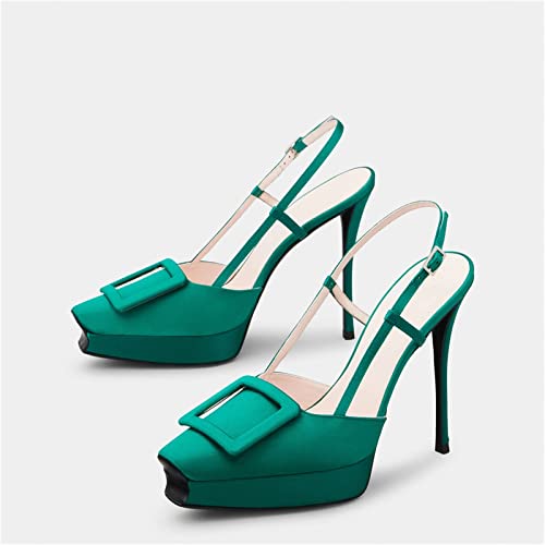 Sandales de soirée à talons hauts anti-fatigue avec plateforme stable et boucle ajustable - 3