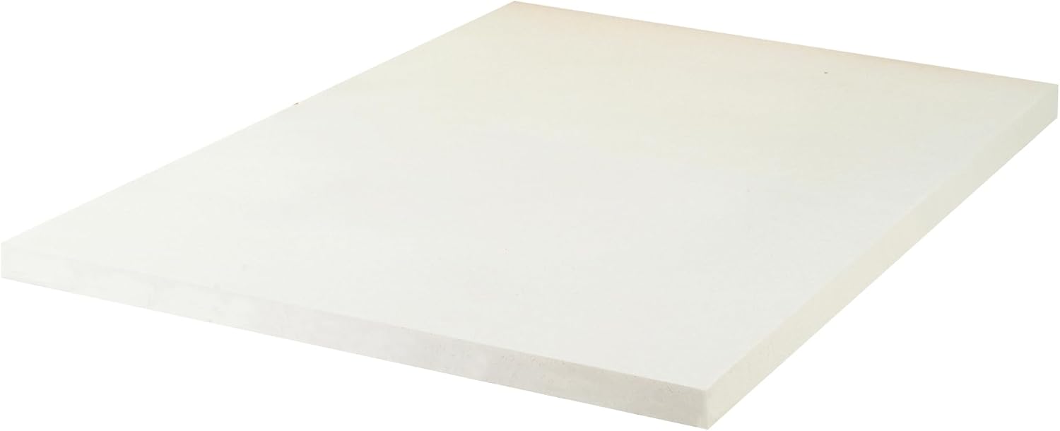 Greaton, 1-Inch Copper-Infused Memory Foam Mattress Toppers, Cooling and Pressure Relieving with Airflow Design, Twin, Beige