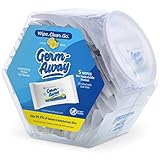 Germ-Away Hand Wipes Travel Size - 5ct Resealable Pack in Plastic Sharing Jar, Great for Office, Retail, Home, Traveling, Hotels, Special Events (Jar of 1 (250 Count))