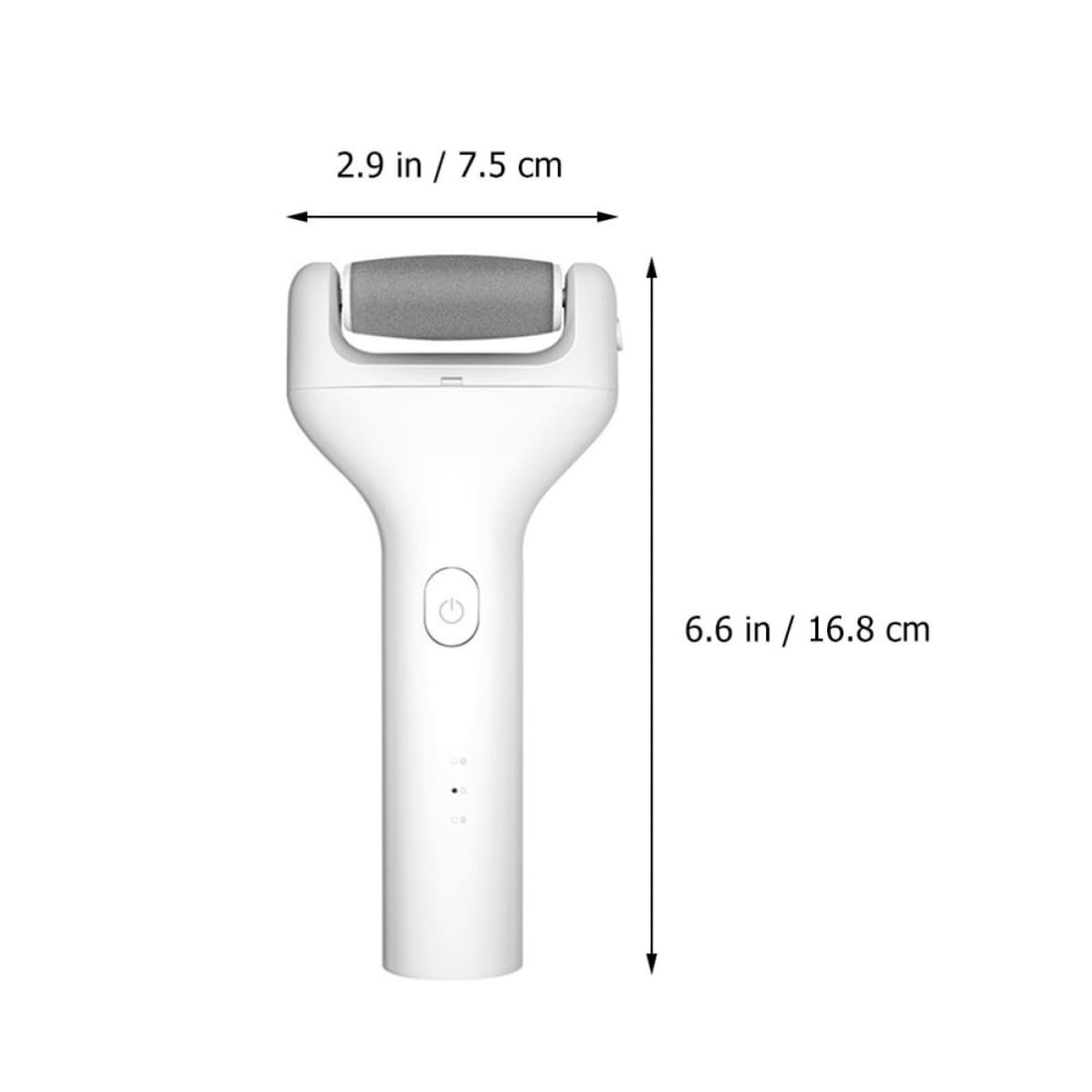 Elektrischer Hornhautentferner 600mah Abs Fußpflegegerät Weiß