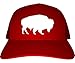 Buffalo Mens Trucker Hat Cap Red