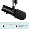 YOUSHARES Microphone Cover Foam Compatible with Shure SM7dB Dynamic Vocal Microphone, Mic Windscreen Mic Pop Filter for Streaming, Podcast, and Recording to Blocks Out Plosives #3