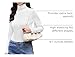 Ekouaer Women's Turtleneck Long Sleeve Shirts Slim Fit Thermal Underwear Tops Lightweight Pullover Tees White XL