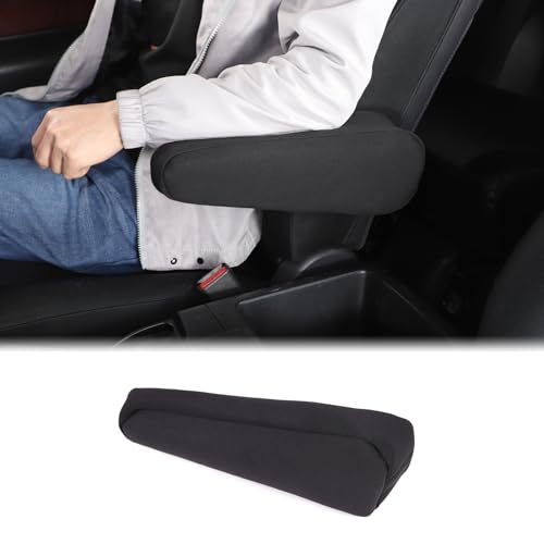 Seat Armrest Cover Fit Toyot@ FJ Cruiser 2007-2021 Aunginsy 1Pcs Right Seat Side Armrest Cushion Cover Driver Armrest Cover Seat Side Armrest Covers Black Arm Rest Cover Replacement Fabric Accessories