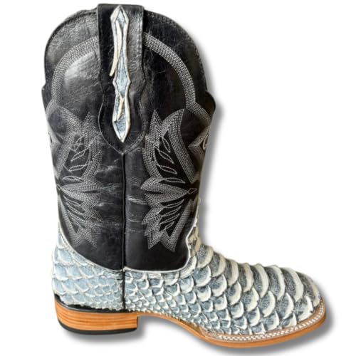 Image of Men's Alex Western Cowboy Boots Square Toe Pull On