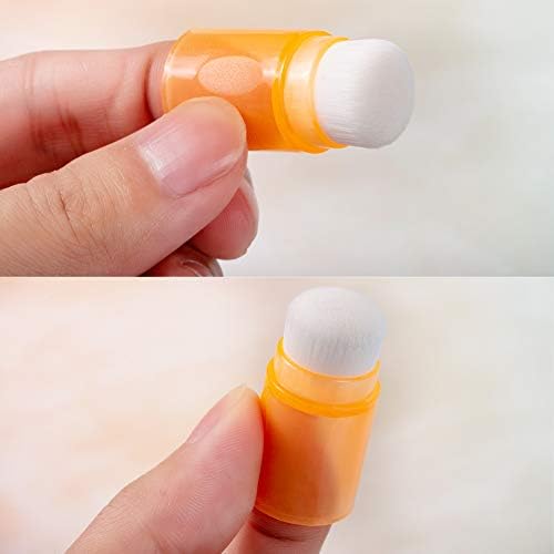 Yoseng 8 Finger Ink Blending Brushes Daubers for Painting, Drawing, Ink, Card Making, Commodities for Finger Painting, Crafter Color Coded Handles Ink Blender Tool Rainbow