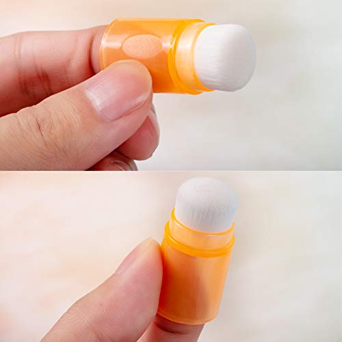 Yoseng 8 Finger Ink Soft Bristle Blending Brushes Daubers For Painting, Drawing, Ink, Card Making, Commodities For Finger Painting, Crafter Color Coded Handles Ink Blender Tool Rainbow #TOP4