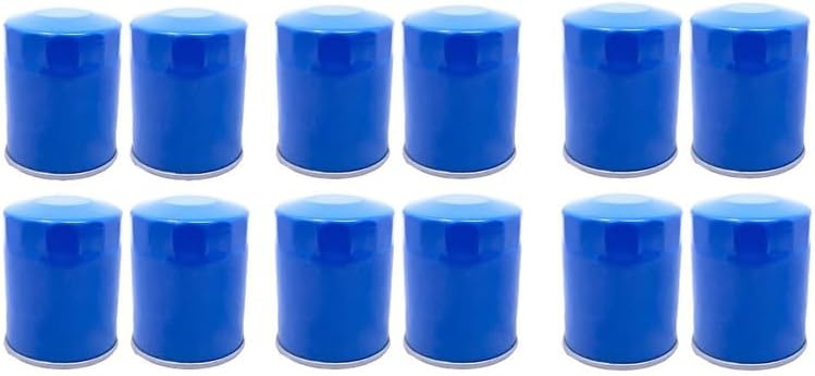 12-Pack 15241-32093 Heavy-Duty Spin-On Oil Filter with 20×1.5 mm thread Compatible with Kubota D750, D850, D902, D905, D950, DG972 Engines
