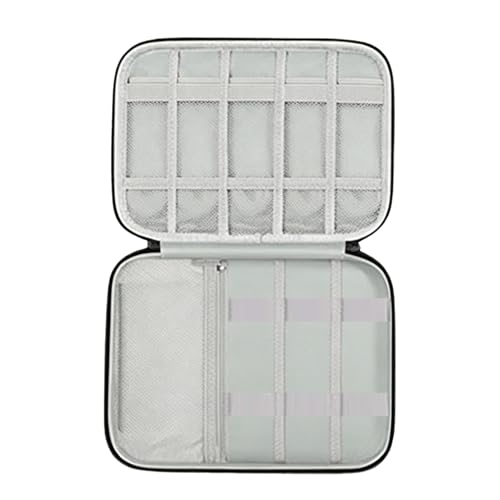 Organizador de cargadores y cables de doble capa para solucionar el desorden en tu mochila