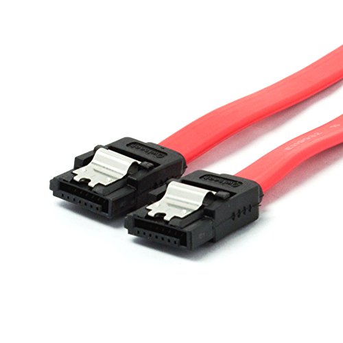 Cable Serial ATA Compatible 6Gbps Straight 100 cm Rojo