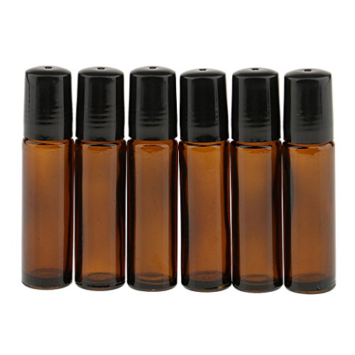 Gazechimp 6 pezzi Roll On bottiglie di vetro per