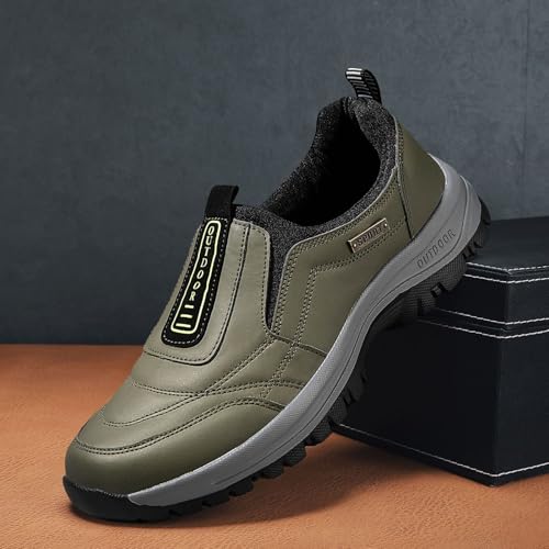 Mens Wide Loafers Slip on Boat Shoes Casual Dress Shoes Lightweight Casual Walking Sneakers Breathable Sneakers3