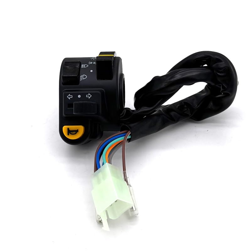 Interruptores de motocicleta para luces, faros y direccionales en manillares de 50-250cc 5