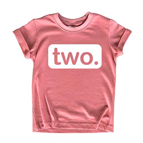 2nd Birthday Outfits for Toddler Girls Shirt 2 Year Old Girl Second Birthday Two