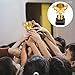 IMIKEYA 5.5 Gold Award Trophies: 1PCS Golden Trophies for Kids Awards Plastic Trophy Awards Trophies Cup for Kids Party Favors Sports Footabll Rewards Competition Tournaments