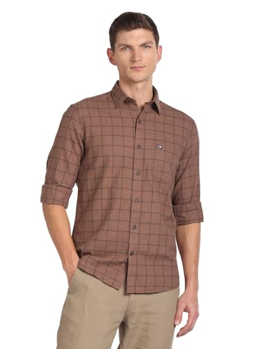 Image of Arrow Men's 100% Cotton Slim Fit Shirt
