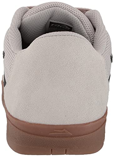 Lakai Men's Brighton Skate Shoe, White/Gum Suede, 10 #TOP2