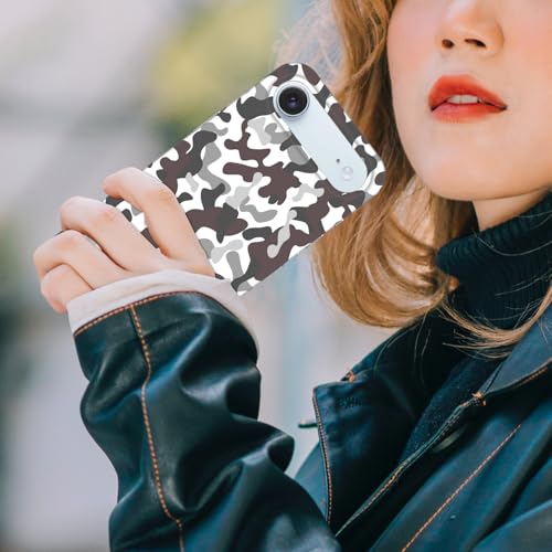 Coque iPhone Air GlamCase camouflage gris rigide mince - 3