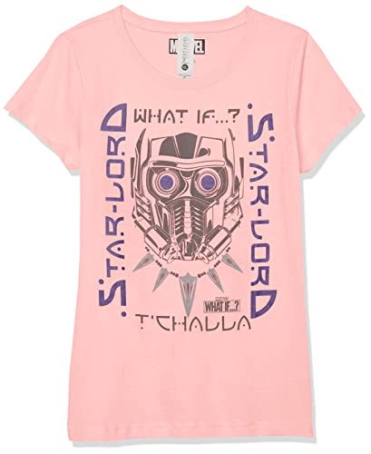 T-Shirt Marvel Rose Fille XL - Haut de Pyjama et Loisirs Imprimé Super-Héros