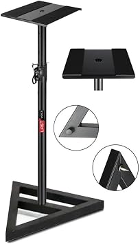 LASTVOICE MNT-200 Studio Reference Monitor Stand 87-147 cm Height Adjustable (Single)