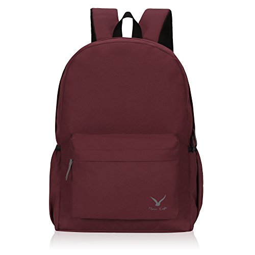 maroon school bag