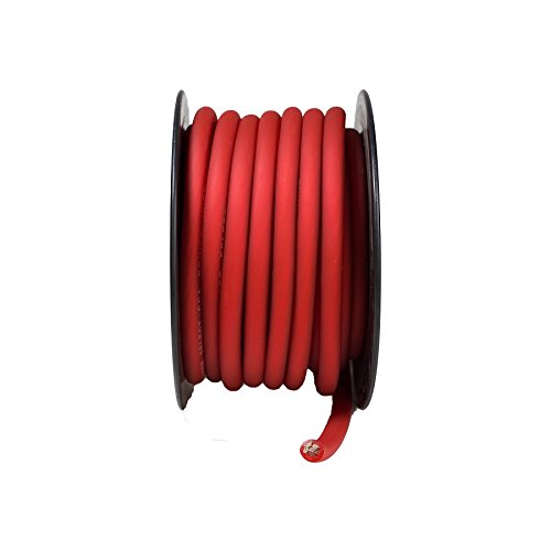 Stinger Ssvlp0R 1/0Ga Matte Red Power Wire 50' #TOP3