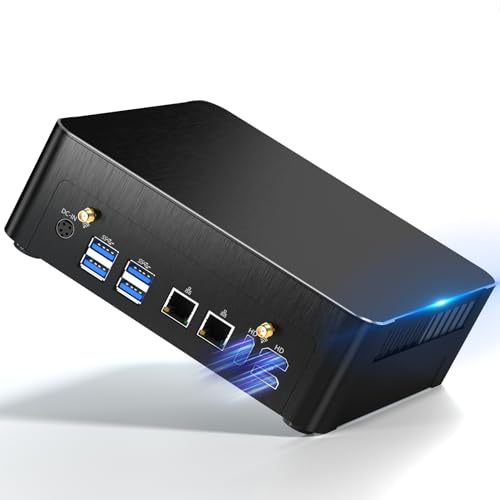 Image of Mini PC i9, Desktop Computer Core i9-9880H 2.3-4.8GHz, Windows 11 Pro, 64G DDR4, 1T NVME SSD, DP /HDMI /USB-C Port, 4K@60Hz, 2x2.5G RJ45 LAN, WiFi 6E /BT5.3, Support 4G Module, HTPC