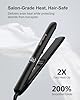 ANNLARY Hair Straightener 1 Inch Flat Iron and Curler 2 in 1, 15s Fast Heating, Professional Titanium Ceramic Ionic Dual Voltage Straighteners for All Hair Types #3