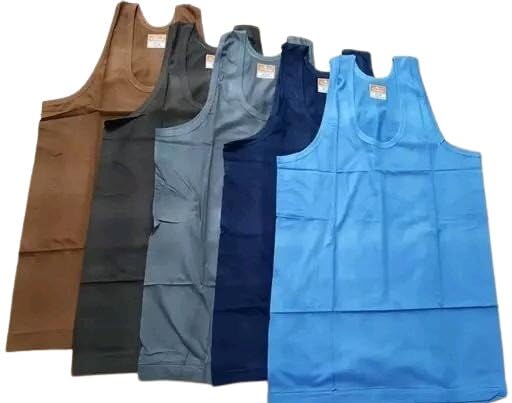 Premium Soft Cotton Sleeveless Vest Pack of 5 Comfortable Lightweight Breathable Undergarment for Men-image-18