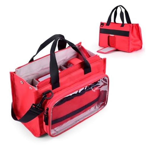 Carrying Bag for Toniebox 2 Starter Set, Travel Storage Case for Tonie Characters, Charging Station & Headphone, Box Only (Red)